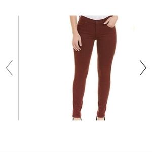James Jeans Twiggy Coated Slicked Super Skinny. Cinnamon Coated